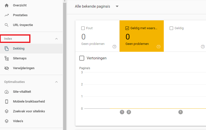 Indexdekking-google-search-console