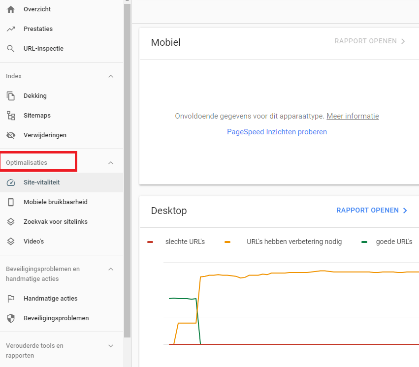website-optimalisaties-google-search-console